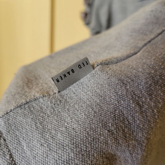 Ted Baker Heather Gray Polo Shirt - Picture 2 of 9